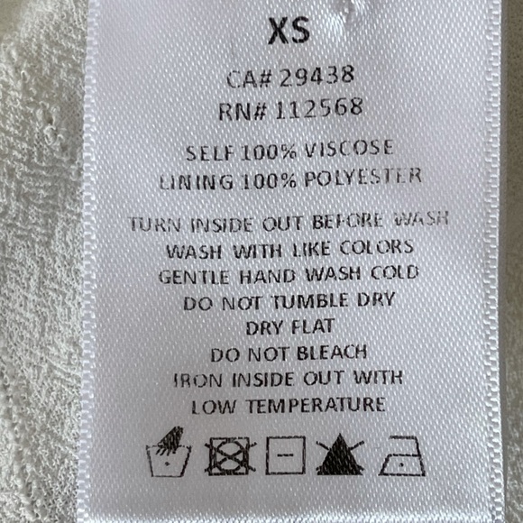 Miss Me Embroidered Chiffon Blouse. Size XS - Picture 10 of 13